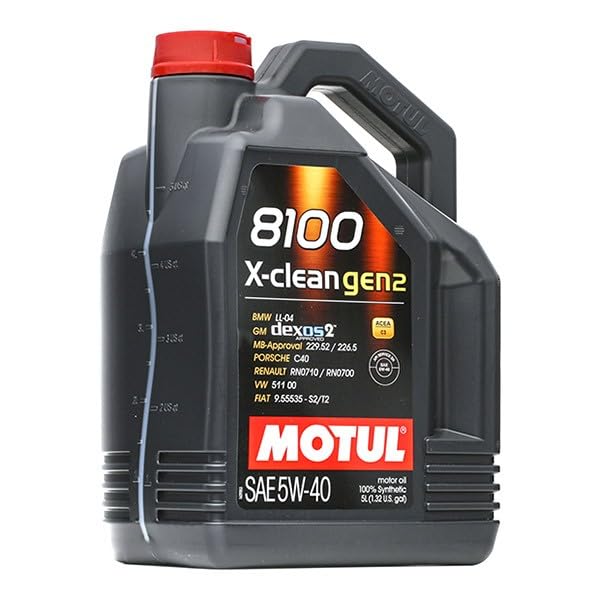 Amazon.com: Motul - 109762 - Motul 109762 8100 X-CLEAN GEN2 5W-40